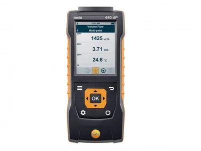 Testo 440 dP - Prístroj na meranie klimatických veličín s diferenčným tlakom